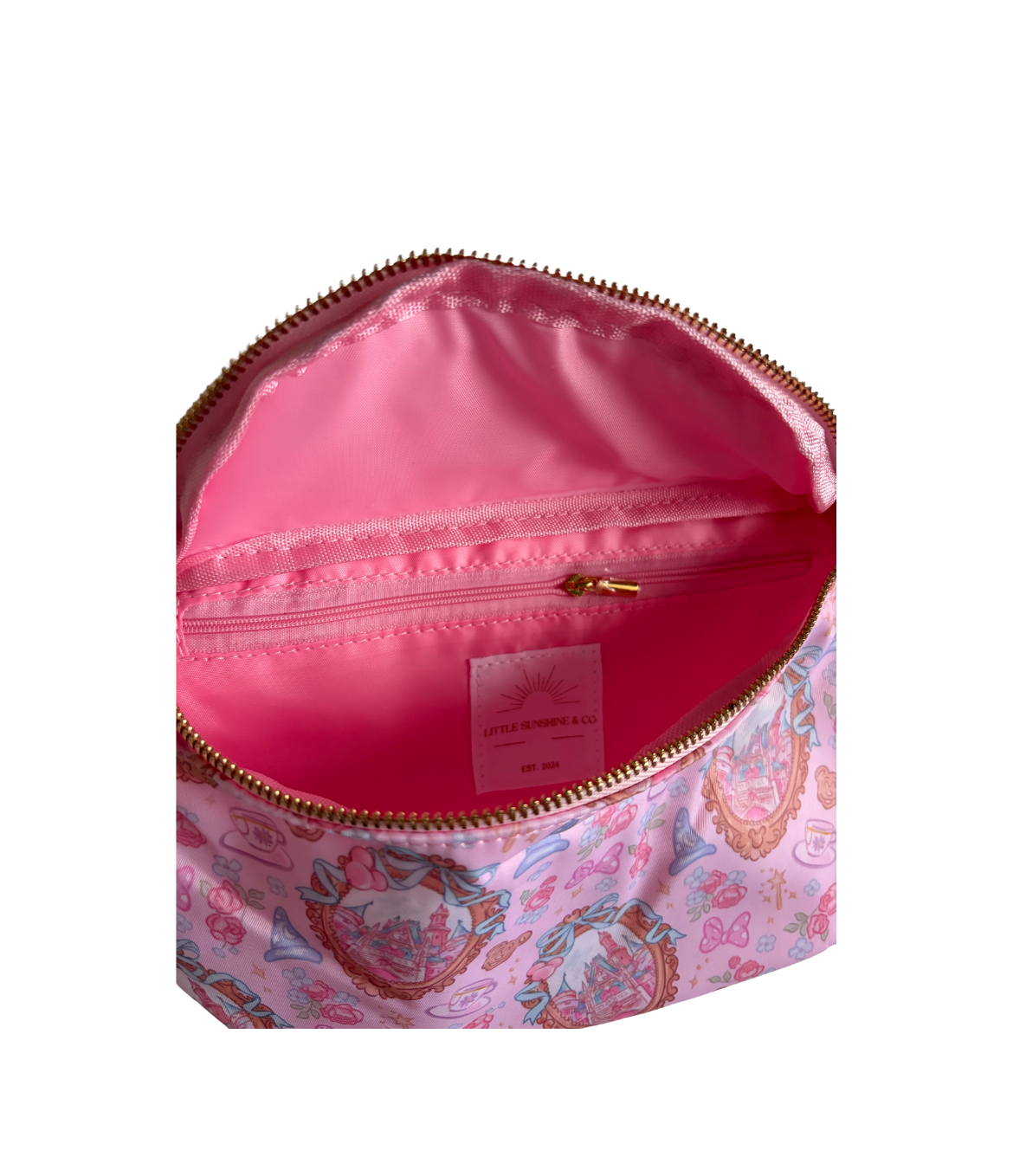 Pink Castle Crossbody