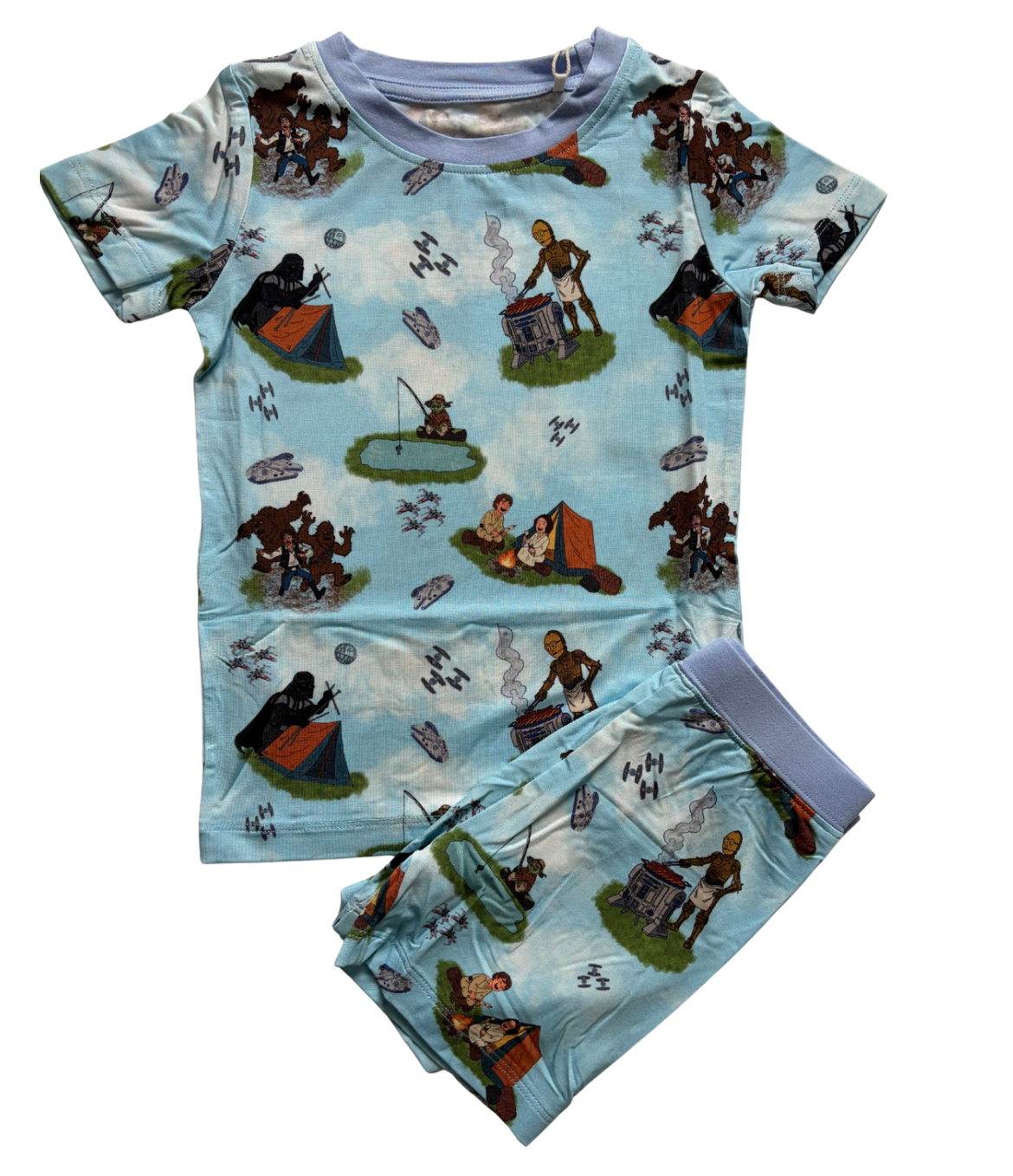 Galactic Camping 2pc PJ short Set