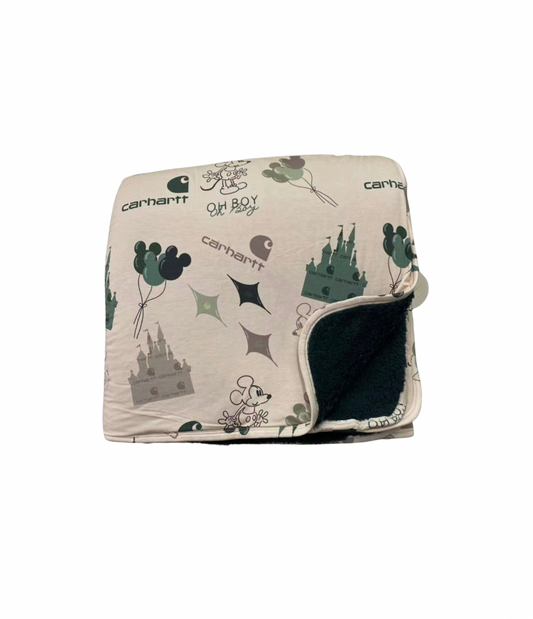 Oh Boy! 60x60 Bamboo Minky Blanket