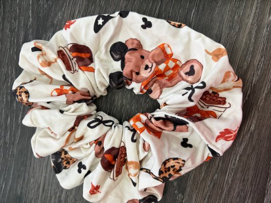 Pumpkin Teddy Scrunchie