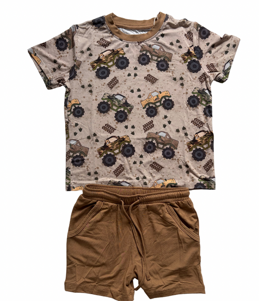 Monster Camo Duck Short Set
